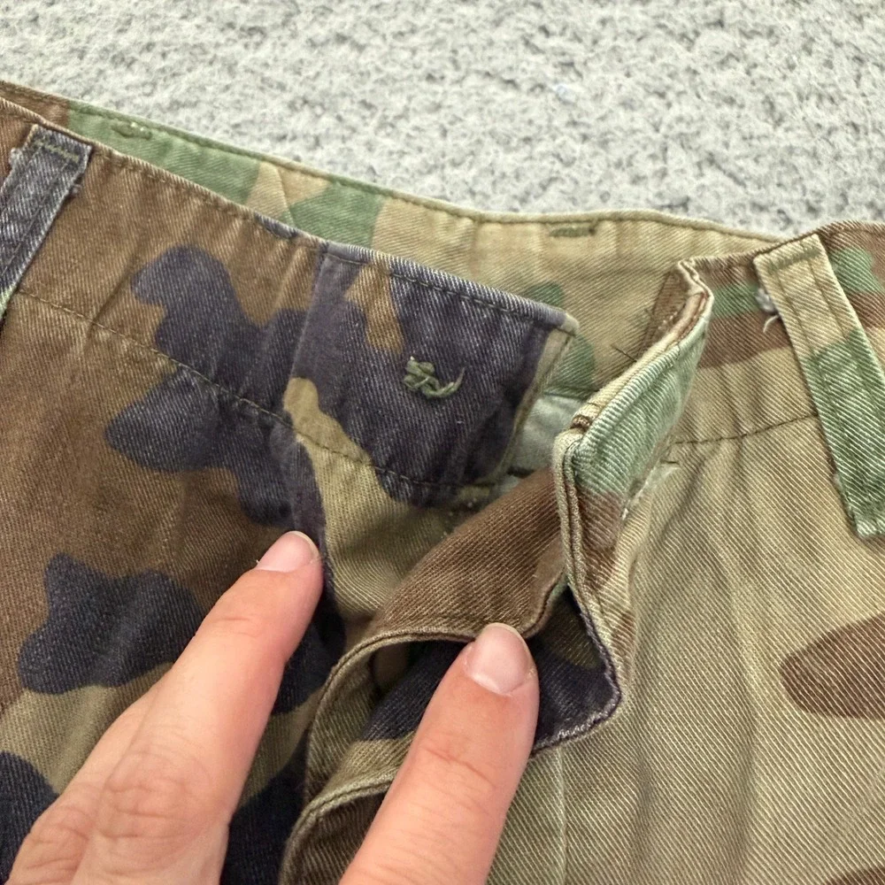 US Military BDU Cargo Pants Mens Small Regular Woodland Camo